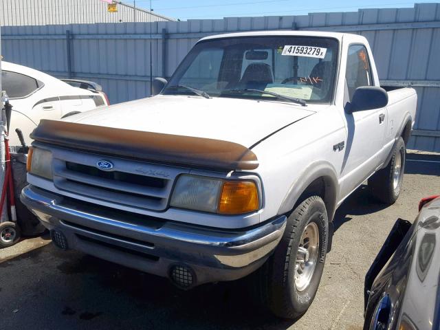 1FTCR11X1PPB01134 - 1993 FORD RANGER WHITE photo 2