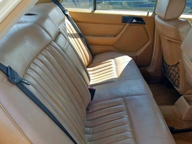 WDBEB33DXHA353592 - 1987 MERCEDES-BENZ 300 DT BEIGE photo 6