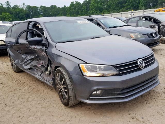 3VWD17AJ3GM282850 - 2016 VOLKSWAGEN JETTA SPOR GRAY photo 1