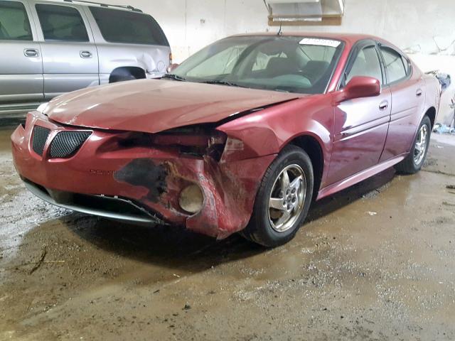 2G2WS522741112003 - 2004 PONTIAC GRAND PRIX RED photo 2