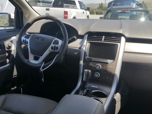 2FMDK4JC7EBB66478 - 2014 FORD EDGE SEL WHITE photo 9