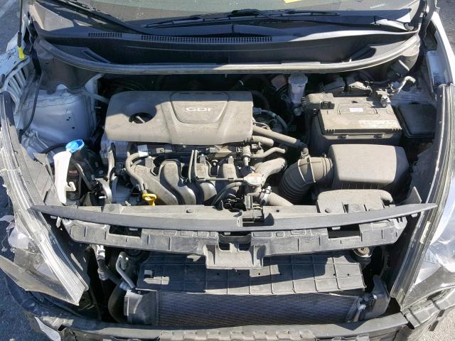 KNADM4A31G6677326 - 2016 KIA RIO LX SILVER photo 7