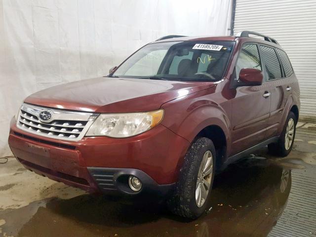 JF2SHAEC2BH705771 - 2011 SUBARU FORESTER L MAROON photo 2