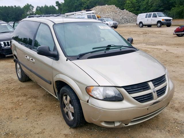 1D4GP45R46B518489 - 2006 DODGE CARAVAN SX TAN photo 1