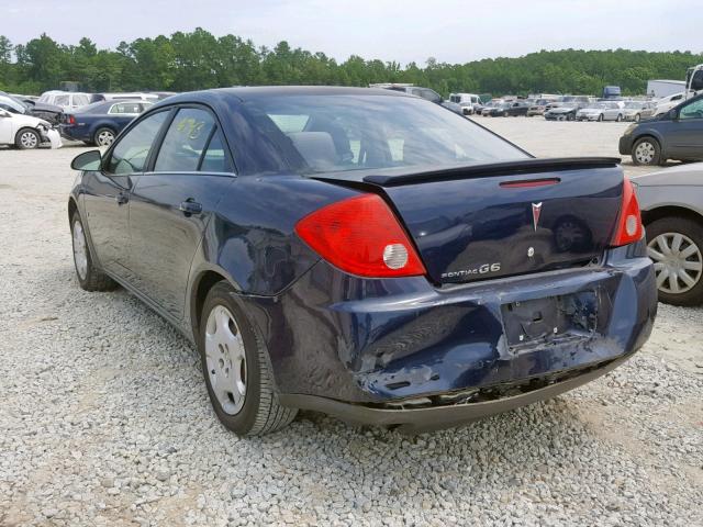 1G2ZF57B684140038 - 2008 PONTIAC G6 VALUE L BLUE photo 3