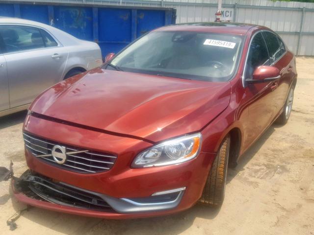 YV1612FS7E2289766 - 2014 VOLVO S60 T5 BURGUNDY photo 2