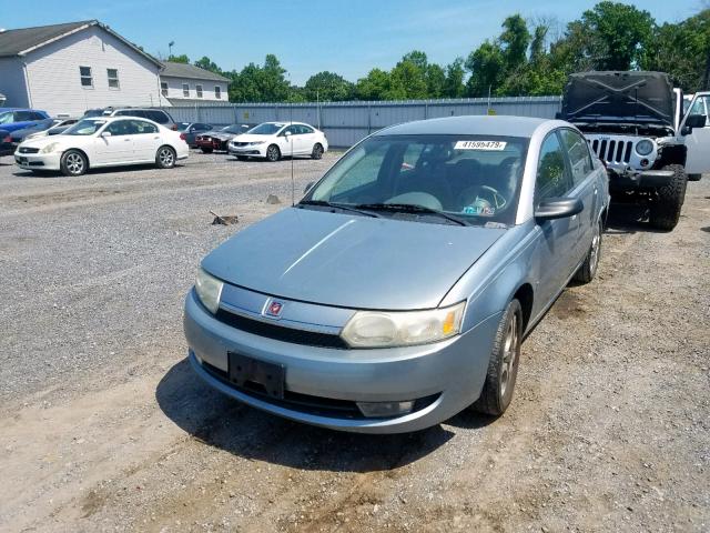 1G8AK52F13Z136399 - 2003 SATURN ION LEVEL BLUE photo 2