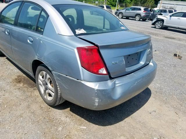 1G8AK52F13Z136399 - 2003 SATURN ION LEVEL BLUE photo 9