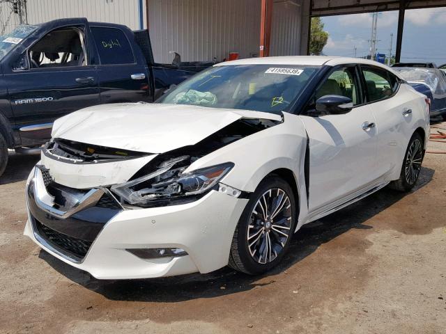 1N4AA6AP9HC423904 - 2017 NISSAN MAXIMA 3.5 WHITE photo 2