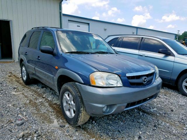 4F2CU08121KM06379 - 2001 MAZDA TRIBUTE LX BLUE photo 1