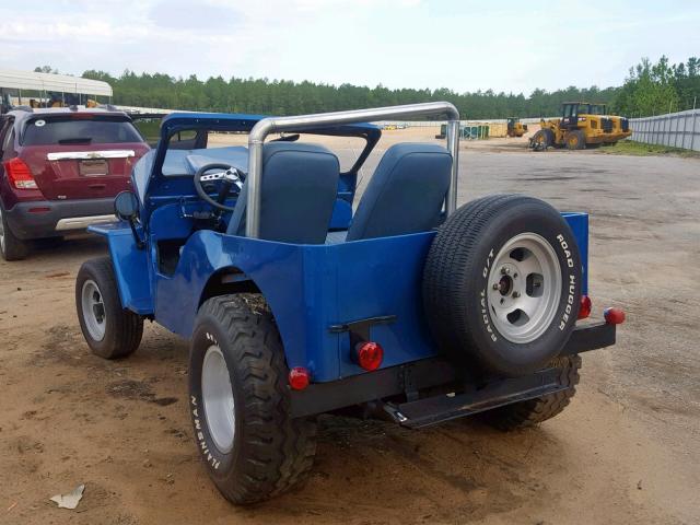 5633712547 - 1957 JEEP WILLEYS BLUE photo 3