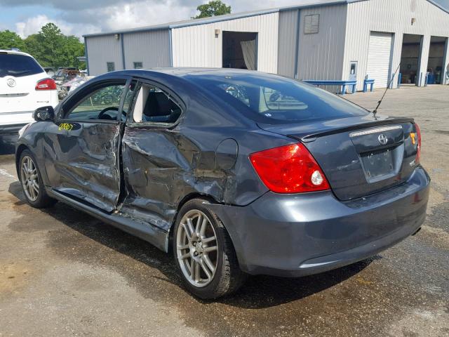 JTKDE177270210954 - 2007 TOYOTA SCION TC ლურჯი ფოტო 3