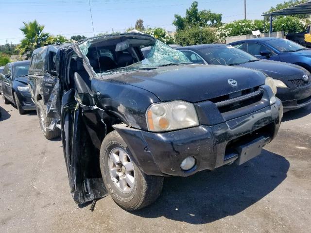 1N6ED27T23C400874 - 2003 NISSAN FRONTIER C BLACK photo 1