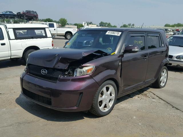 JTLKE50E481007871 - 2008 TOYOTA SCION XB Bənövşəyi foto 2