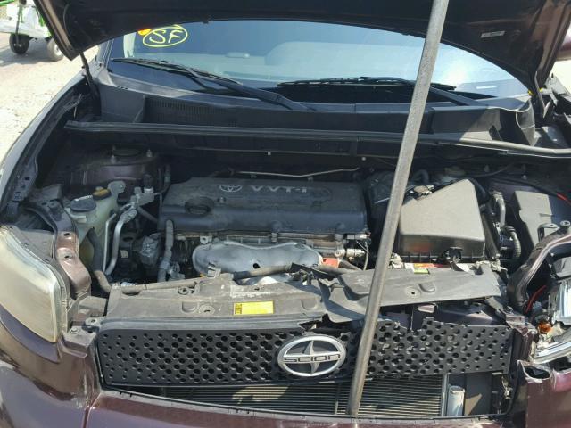 JTLKE50E481007871 - 2008 TOYOTA SCION XB Bənövşəyi foto 7