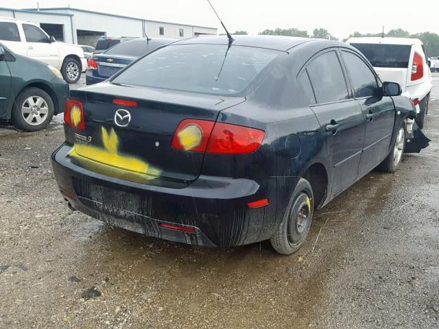 JM1BK32FX61486423 - 2006 MAZDA 3 I BLACK photo 4