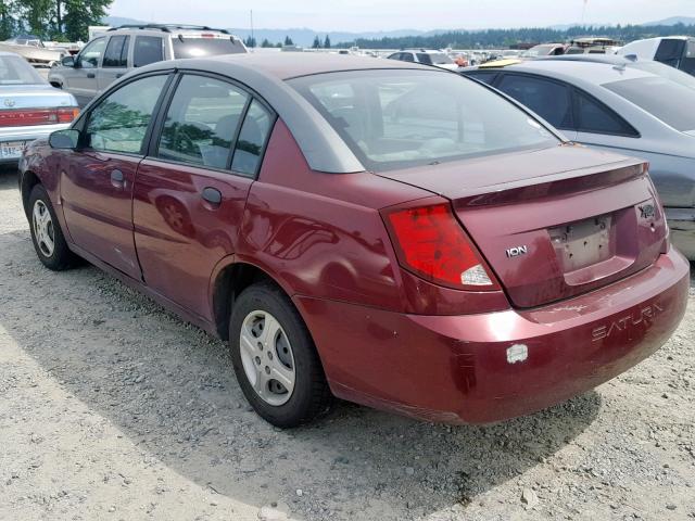 1G8AG52F33Z188389 - 2003 SATURN ION LEVEL RED photo 3