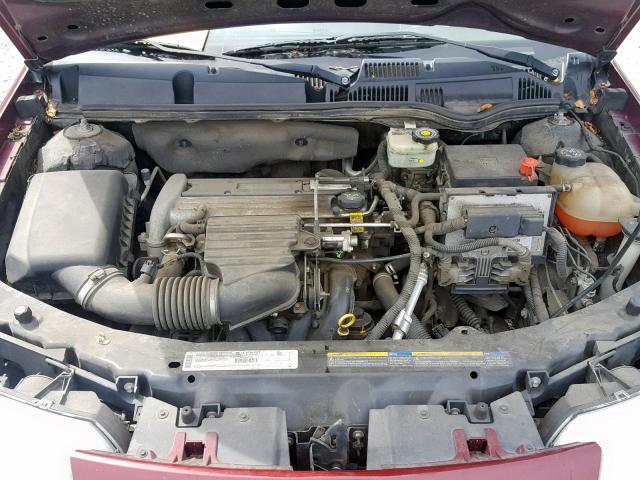 1G8AG52F33Z188389 - 2003 SATURN ION LEVEL RED photo 7