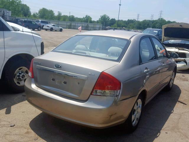 KNAFE122385549395 - 2008 KIA SPECTRA EX GOLD photo 4