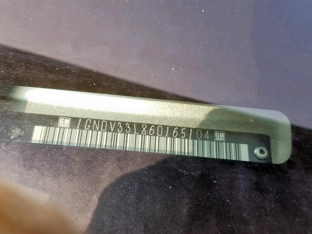 1GNDV33L86D165104 - 2006 CHEVROLET UPLANDER L 银色 照片 10