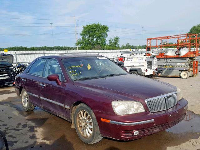 KMHFU45E24A326548 - 2004 HYUNDAI XG 350 MAROON photo 1