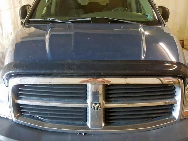 1D4HB38N75F558739 - 2005 DODGE DURANGO ST BLUE photo 7