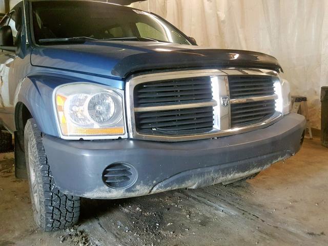 1D4HB38N75F558739 - 2005 DODGE DURANGO ST BLUE photo 9