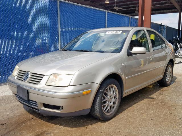 3VWSA69M35M052299 - 2005 VOLKSWAGEN JETTA GLS TAN photo 2