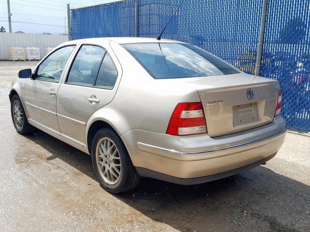 3VWSA69M35M052299 - 2005 VOLKSWAGEN JETTA GLS TAN photo 3