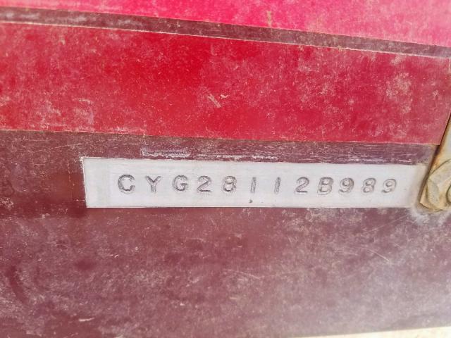 CYG28112B989 - 1989 BOAT MARINE/TRL WHITE photo 10