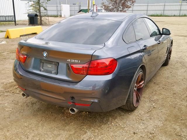 WBA4B3C53GG344103 - 2016 BMW 435 XI GRAY photo 4