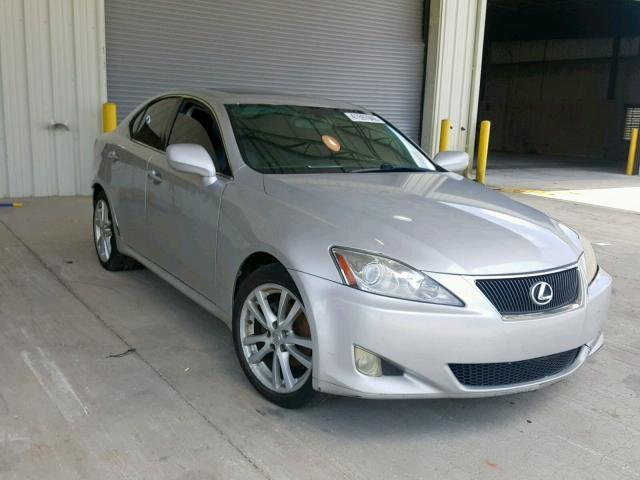 JTHBK262665014177 - 2006 LEXUS IS 250 SILVER photo 1