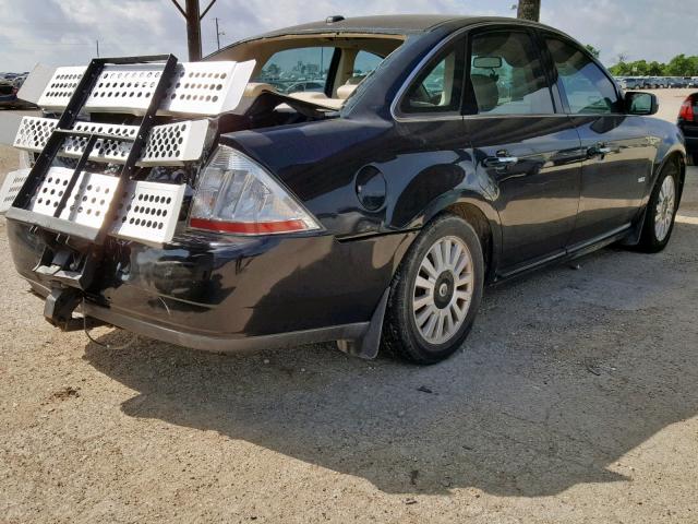 1MEHM40W28G624337 - 2008 MERCURY SABLE LUXU BLACK photo 4