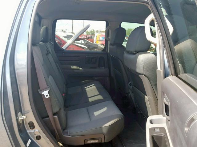 2HJYK16217H534847 - 2007 HONDA RIDGELINE BLUE photo 6