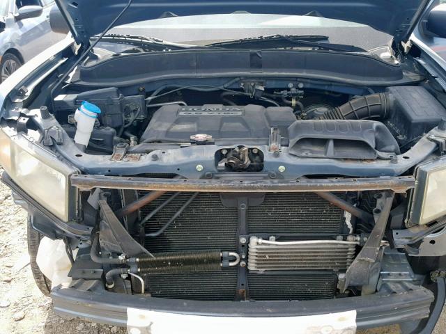 2HJYK16217H534847 - 2007 HONDA RIDGELINE BLUE photo 7