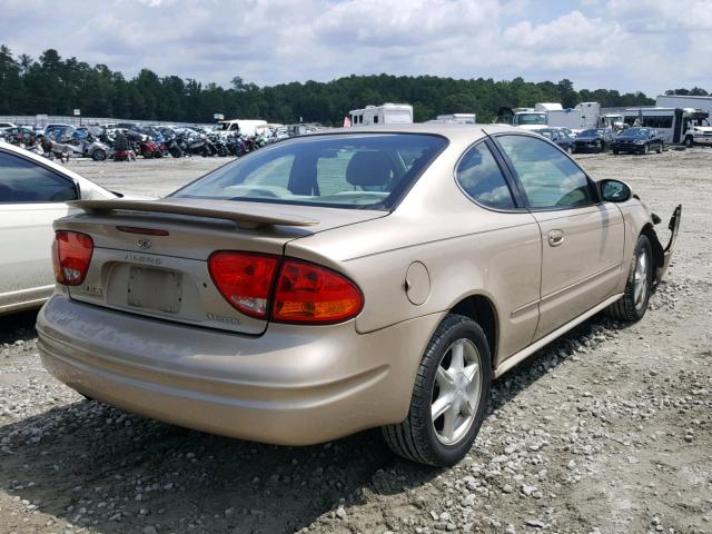 1G3NL12E92C106573 - 2002 OLDSMOBILE ALERO GL GOLD photo 4