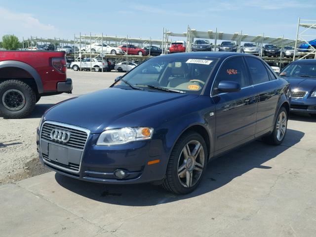 WAUDH78EX6A271358 - 2006 AUDI A4 3.2 QUA BLUE photo 2