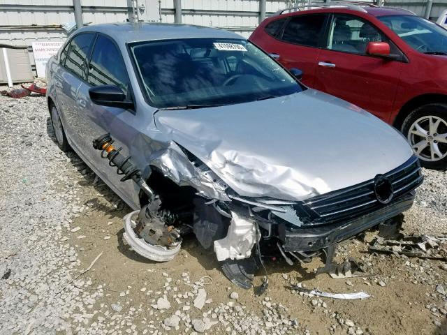 3VW2K7AJXFM242249 - 2015 VOLKSWAGEN JETTA BASE SILVER photo 1