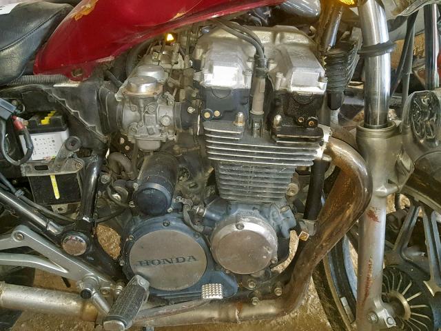 JH2PC0901EM100253 - 1984 HONDA CB550 SC BURGUNDY photo 7