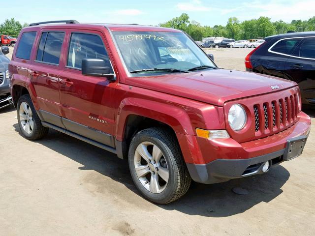 1C4NJRFB1ED892727 - 2014 JEEP PATRIOT LA RED photo 1