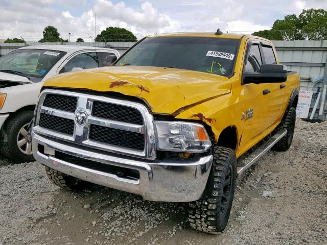 3C6UR5DL0EG279761 - 2014 RAM 2500 SLT YELLOW photo 2