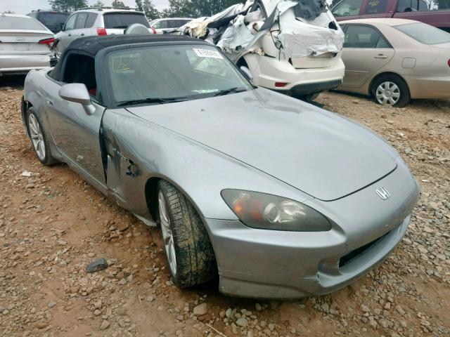 JHMAP21437S001427 - 2007 HONDA S2000 SILVER photo 1