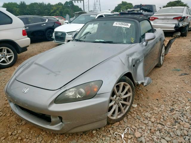 JHMAP21437S001427 - 2007 HONDA S2000 SILVER photo 2