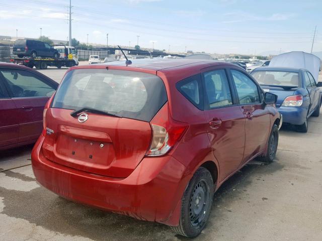 3N1CE2CP2GL391185 - 2016 NISSAN VERSA NOTE BURGUNDY photo 4