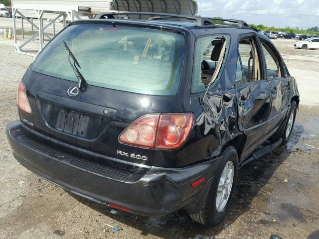 JT6GF10U1Y0079736 - 2000 LEXUS RX300 BLACK photo 4