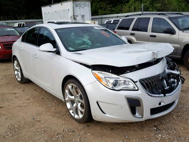 2G4GT5GX1H9154848 - 2017 BUICK REGAL GS WHITE photo 1