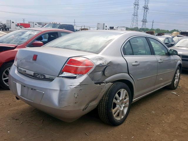 1G8ZS57N58F170163 - 2008 SATURN AURA XE SILVER photo 4