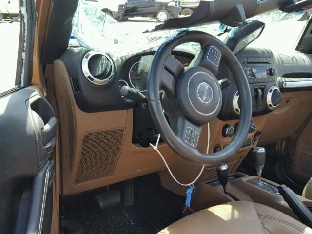 1C4AJWBG0FL594191 - 2015 JEEP WRANGLER S BROWN photo 9