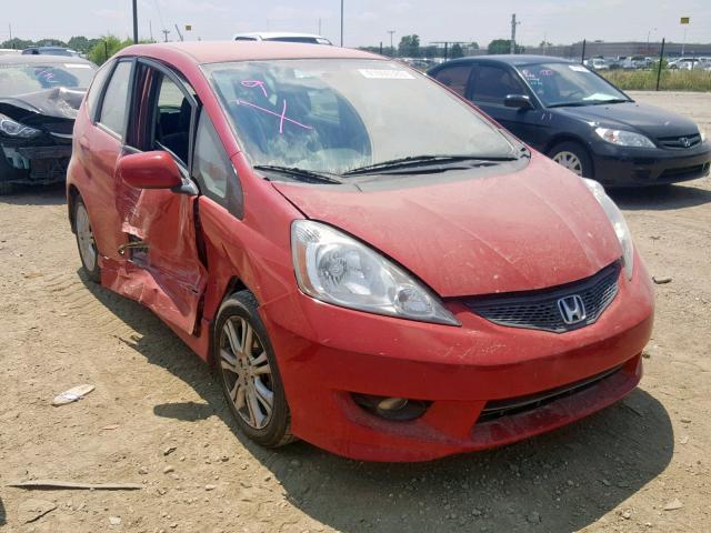 JHMGE8G43AC033239 - 2010 HONDA FIT SPORT RED photo 1