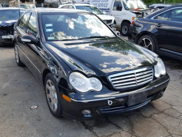 WDBRF84J45F664389 - 2005 MERCEDES-BENZ C 320 4MAT BLACK photo 1